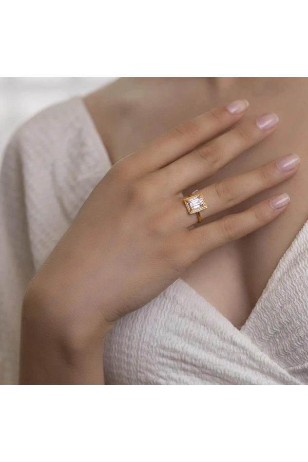 Yiğitbaşı Gold 22 Ayar Baget Yüzük