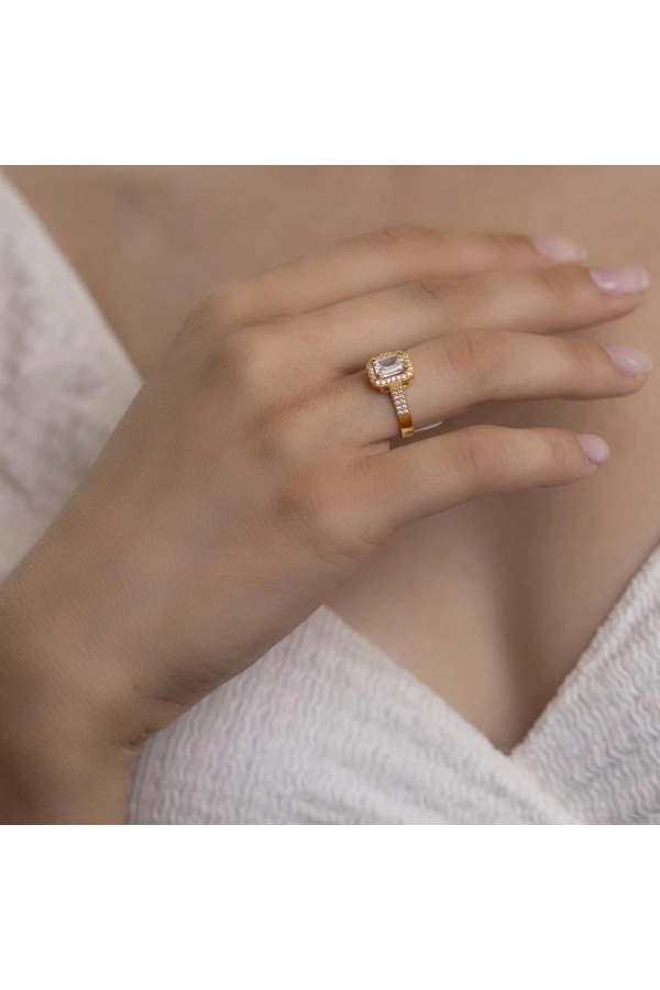 Yiğitbaşı Gold 22 Ayar Baget Yüzük