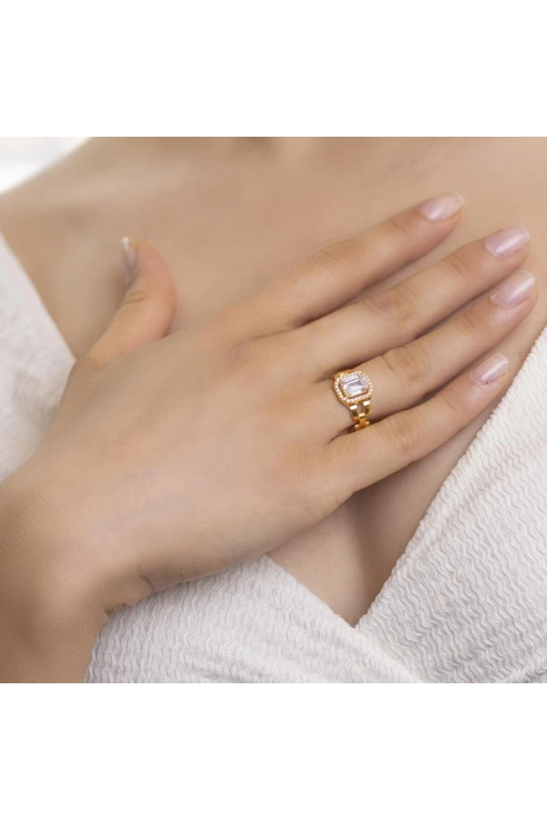 Yiğitbaşı Gold 22 Ayar Baget Yüzük