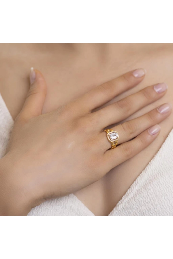 Yiğitbaşı Gold 22 Ayar Baget Yüzük