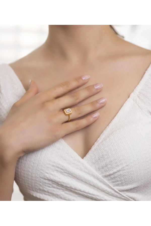 Yiğitbaşı Gold 22 Ayar Baget Yüzük