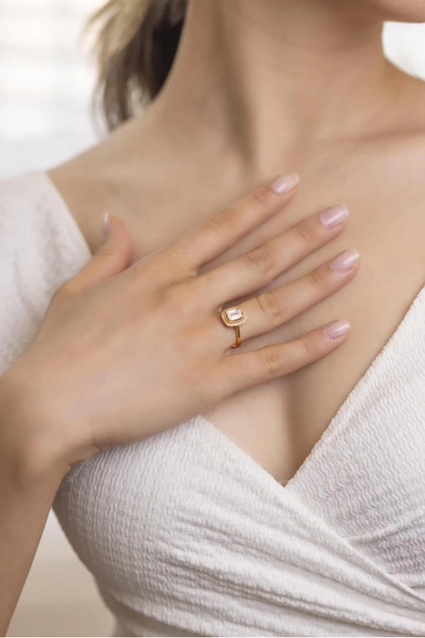 Yiğitbaşı Gold 22 Ayar Baget Yüzük