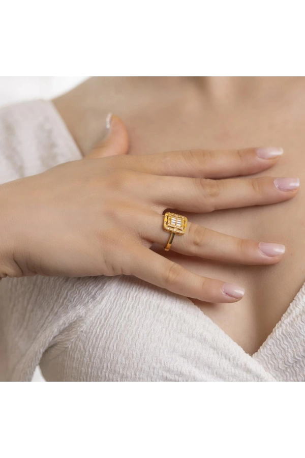Yiğitbaşı Gold 22 Ayar Baget Yüzük 3086