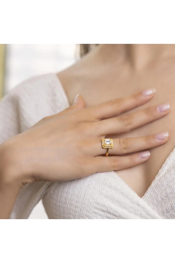 Yiğitbaşı Gold 22 Ayar Baget Yüzük 3097