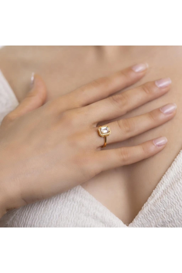 Yiğitbaşı Gold 22 Ayar Baget Yüzük 3099