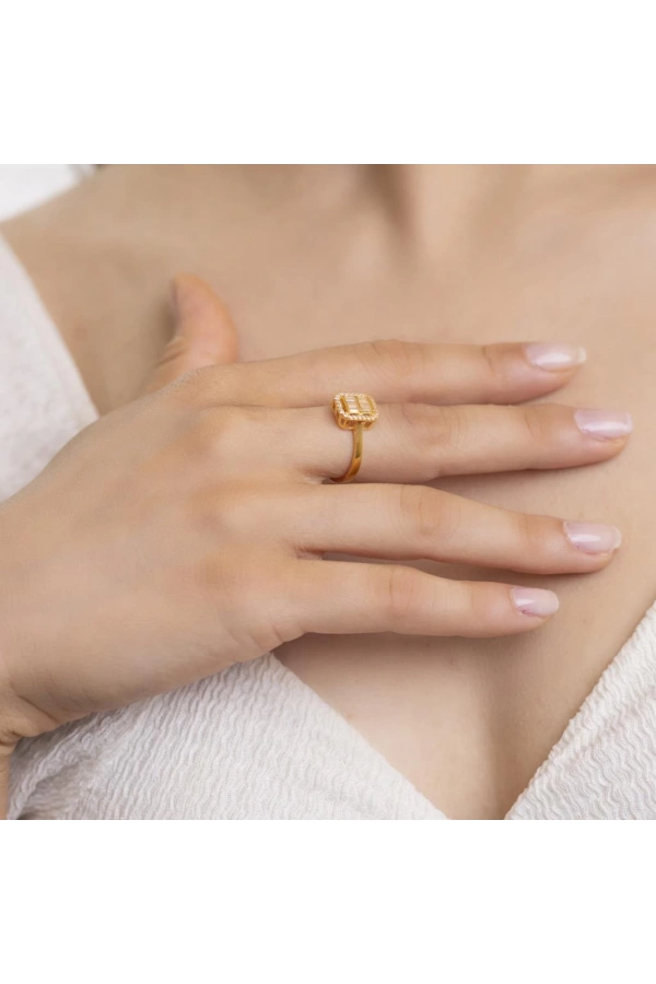 Yiğitbaşı Gold 22 Ayar Baget Yüzük 3109