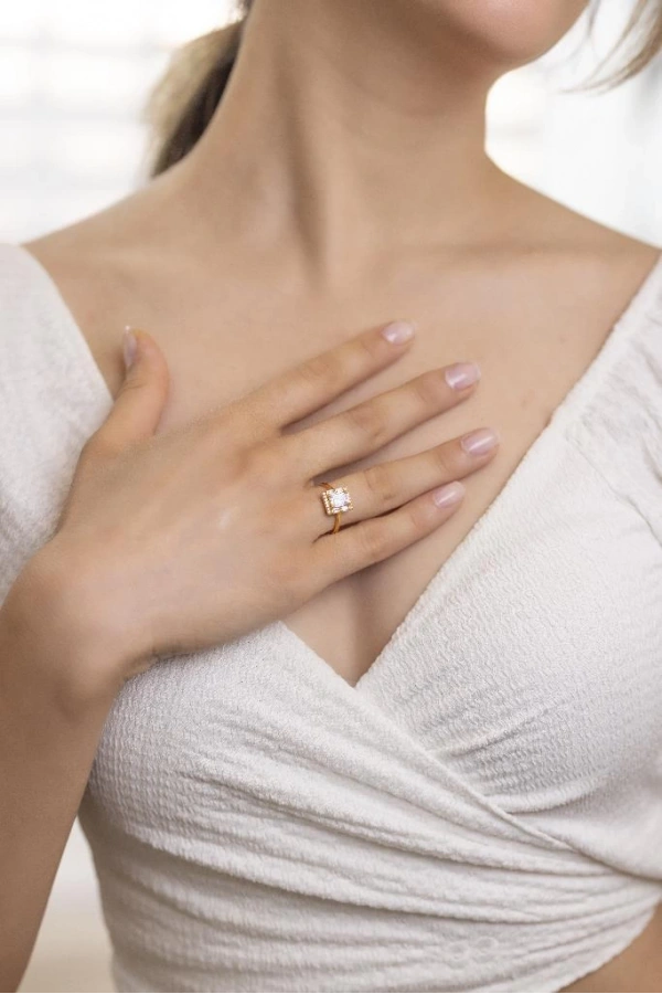 Yiğitbaşı Gold 22 Ayar Baget Yüzük 3112