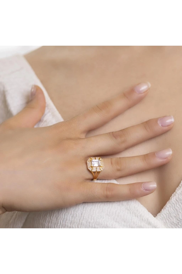 Yiğitbaşı Gold 22 Ayar Baget Yüzük 3114