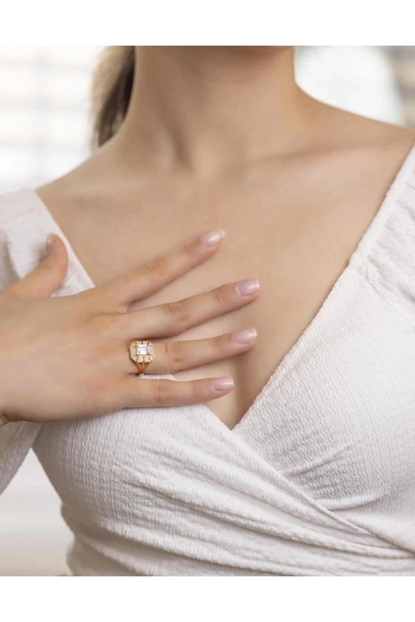 Yiğitbaşı Gold 22 Ayar Baget Yüzük 3114