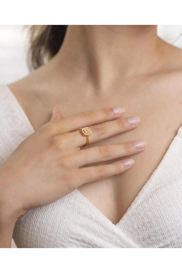 Yiğitbaşı Gold 22 Ayar Baget Yüzük 3148