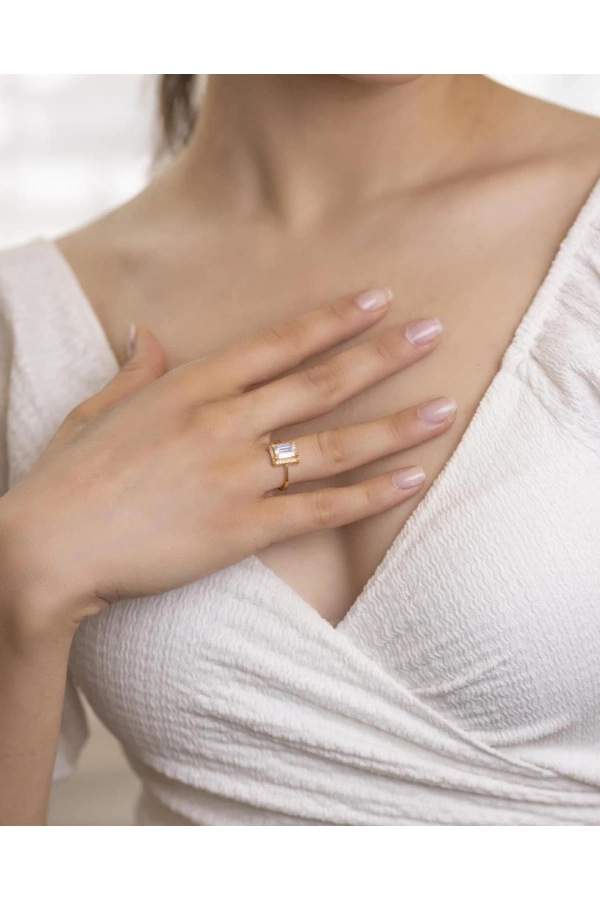 Yiğitbaşı Gold 22 Ayar Baget Yüzük 3149