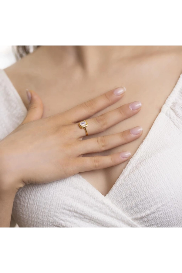 Yiğitbaşı Gold 22 Ayar Baget Yüzük 3152