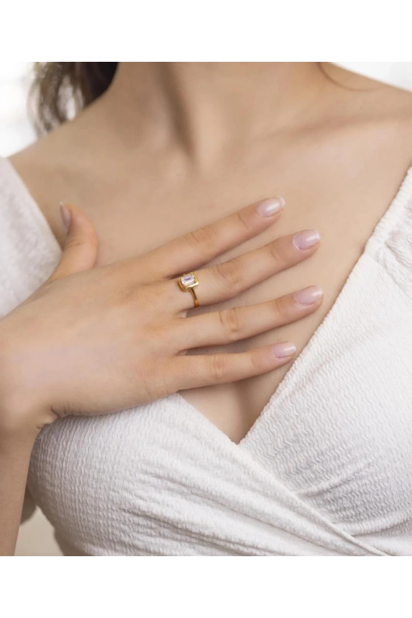 Yiğitbaşı Gold 22 Ayar Baget Yüzük 3152