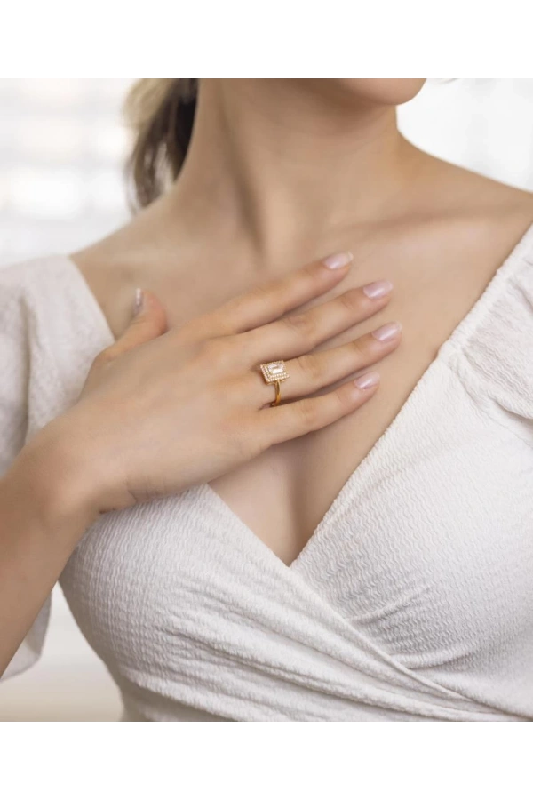 Yiğitbaşı Gold 22 Ayar Baget Yüzük 3157