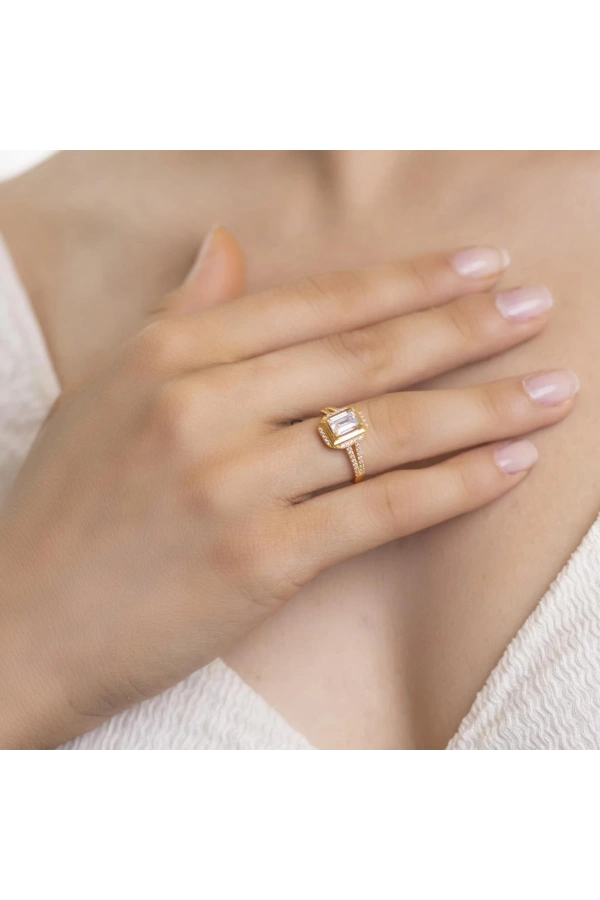 Yiğitbaşı Gold 22 Ayar Baget Yüzük 3160