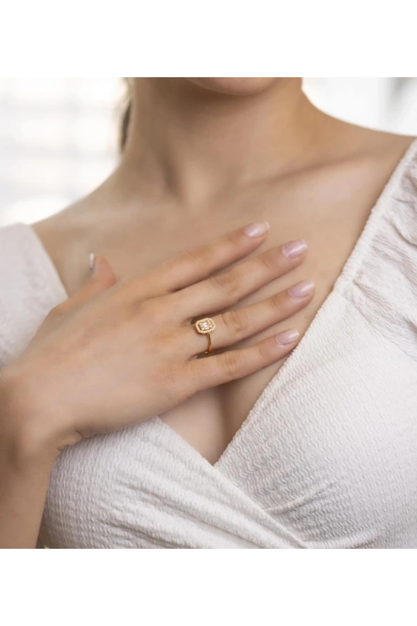 Yiğitbaşı Gold 22 Ayar Baget Yüzük 3165