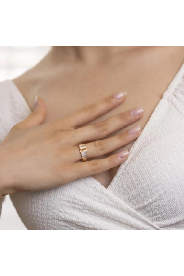 Yiğitbaşı Gold 22 Ayar Baget Yüzük 3166