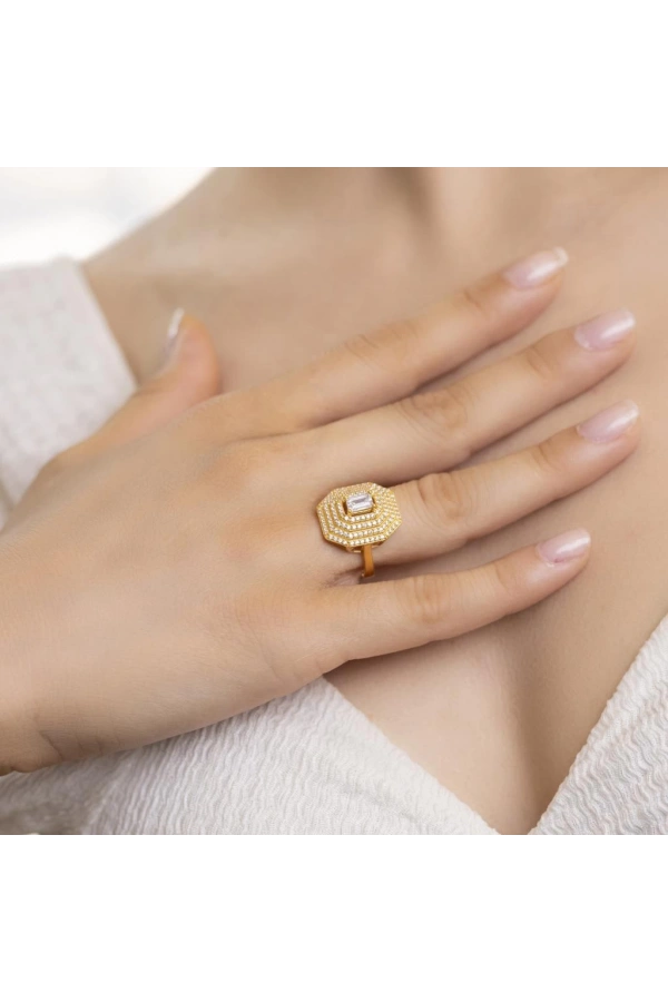 Yiğitbaşı Gold 22 Ayar Baget Yüzük