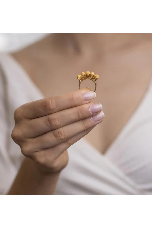 Yiğitbaşı Gold 22 Ayar Beştaş Yüzük 3168