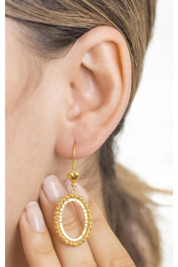 Yiğitbaşı Gold 22 Ayar Dorika Küpe (3319)