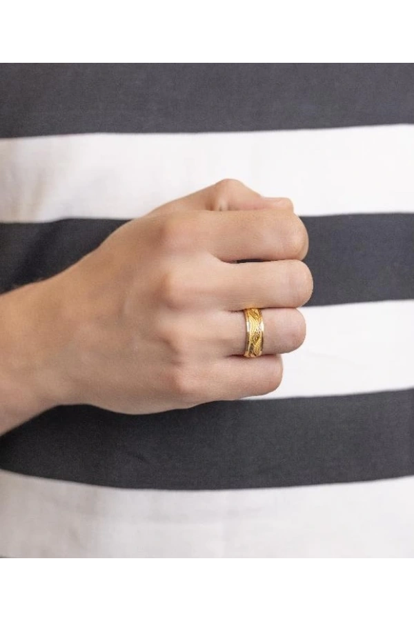 Yiğitbaşı Gold 22 Ayar Erkek Alyans Yüzük