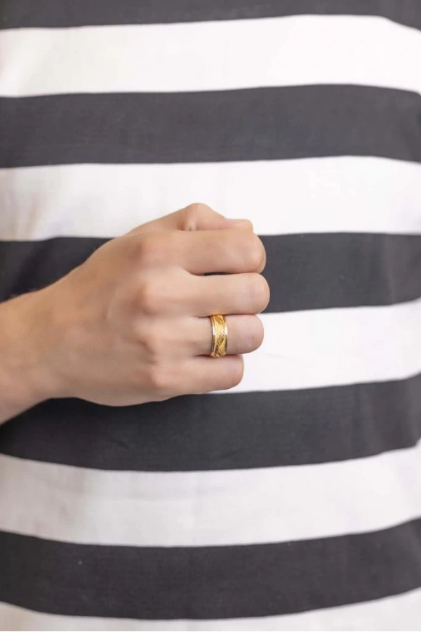 Yiğitbaşı Gold 22 Ayar Erkek Alyans Yüzük