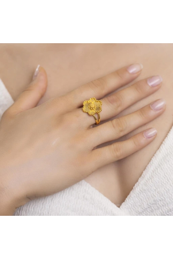 Yiğitbaşı Gold 22 Ayar Fancy Dorika Yüzük (3031)