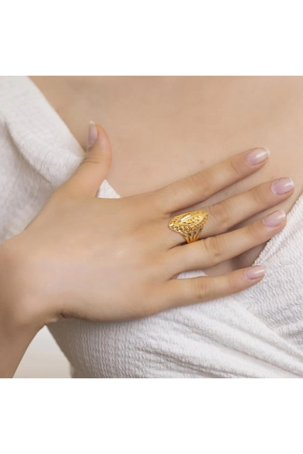 Yiğitbaşı Gold 22 Ayar Fancy Yüzük