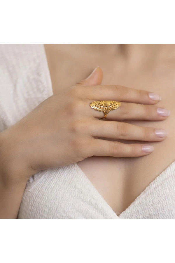 Yiğitbaşı Gold 22 Ayar Fancy Yüzük