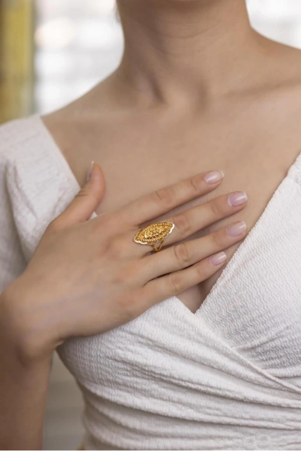 Yiğitbaşı Gold 22 Ayar Fancy Yüzük (3003)