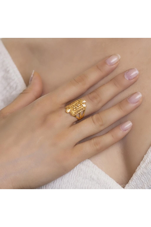 Yiğitbaşı Gold 22 Ayar Fancy Yüzük (3004)