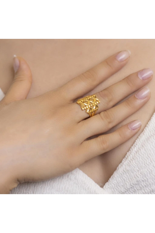 Yiğitbaşı Gold 22 Ayar Fancy Yüzük (3012)