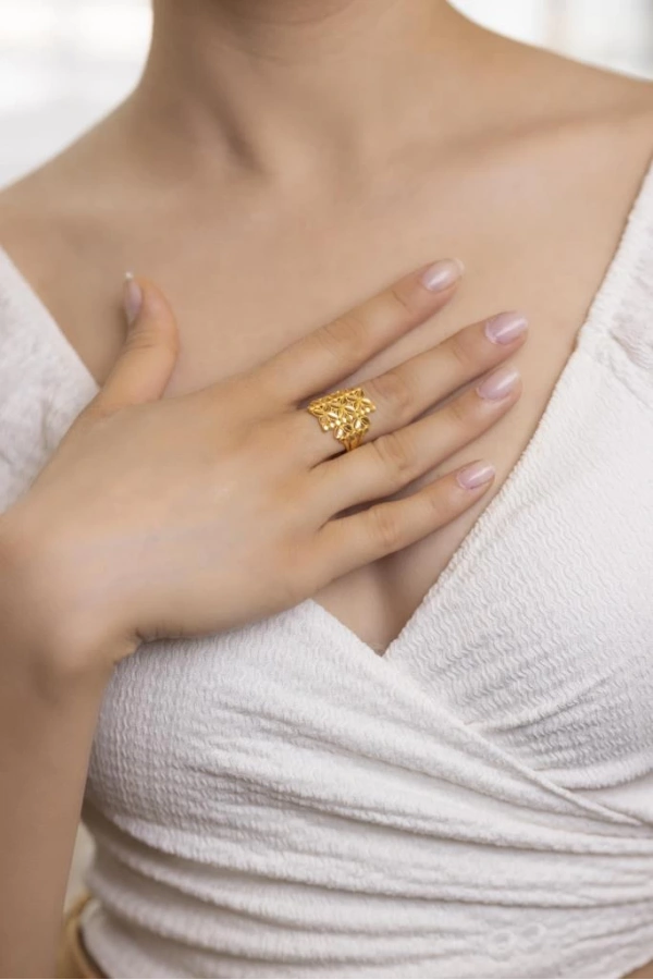 Yiğitbaşı Gold 22 Ayar Fancy Yüzük (3012)