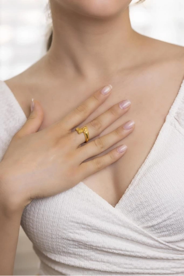 Yiğitbaşı Gold 22 Ayar Fancy Yüzük (3015)