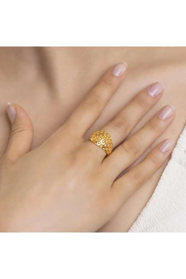 Yiğitbaşı Gold 22 Ayar Fancy Yüzük (3018)