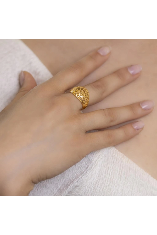 Yiğitbaşı Gold 22 Ayar Fancy Yüzük (3018)