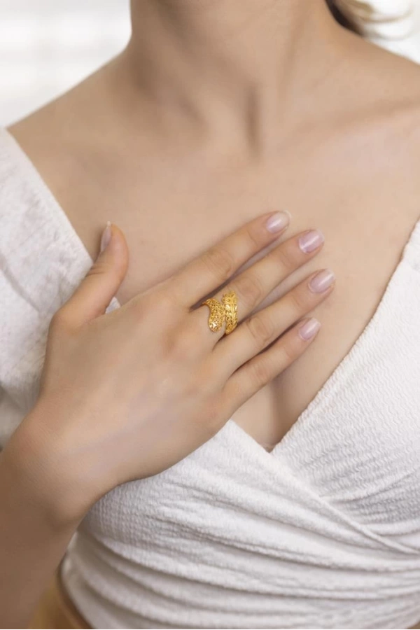 Yiğitbaşı Gold 22 Ayar Fancy Yüzük (3019)