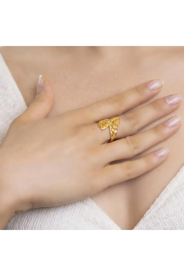 Yiğitbaşı Gold 22 Ayar Fancy Yüzük 3037