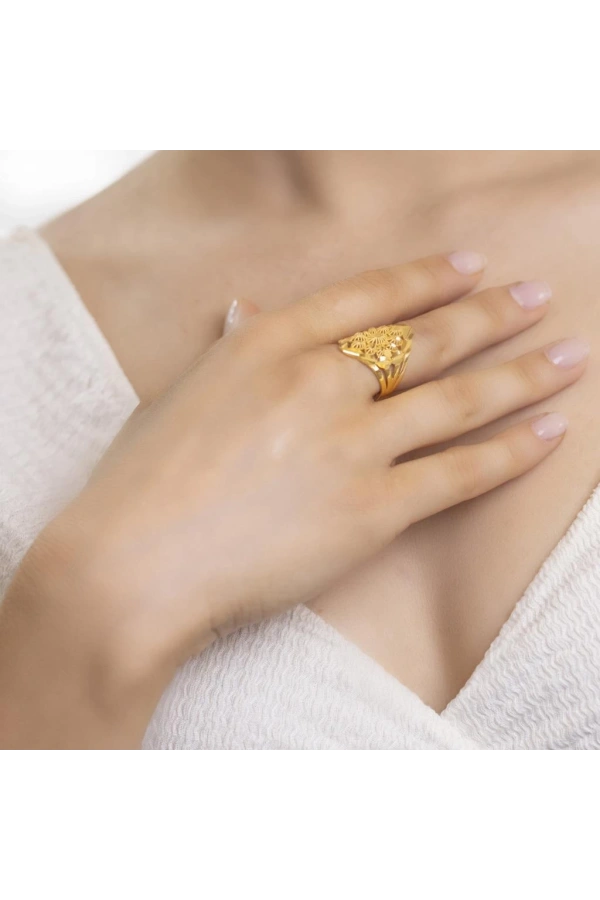 Yiğitbaşı Gold 22 Ayar Fancy Yüzük 3065