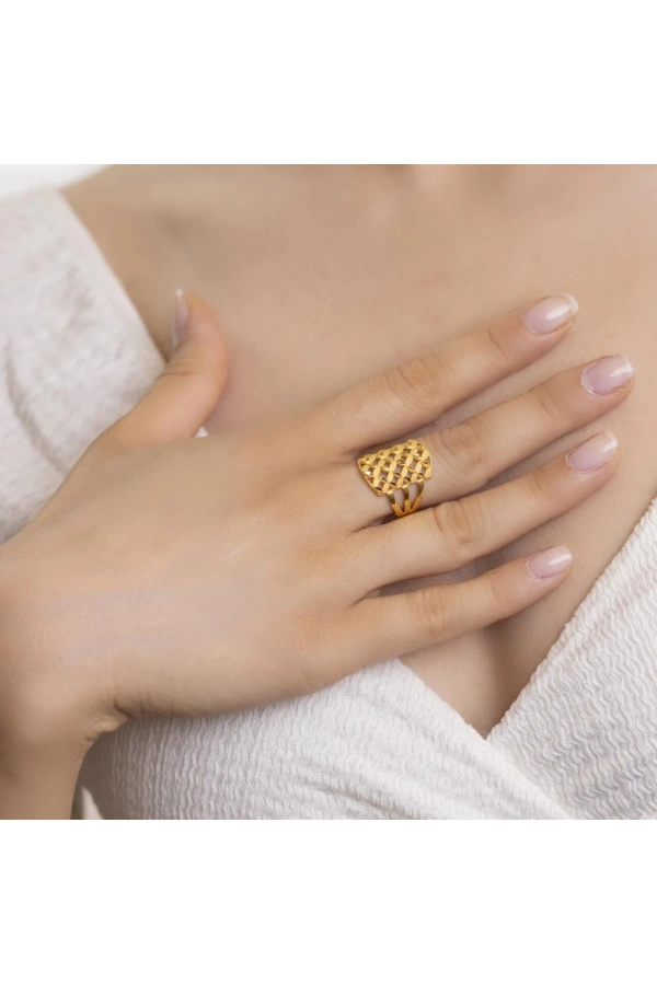 Yiğitbaşı Gold 22 Ayar Fancy Yüzük 3110