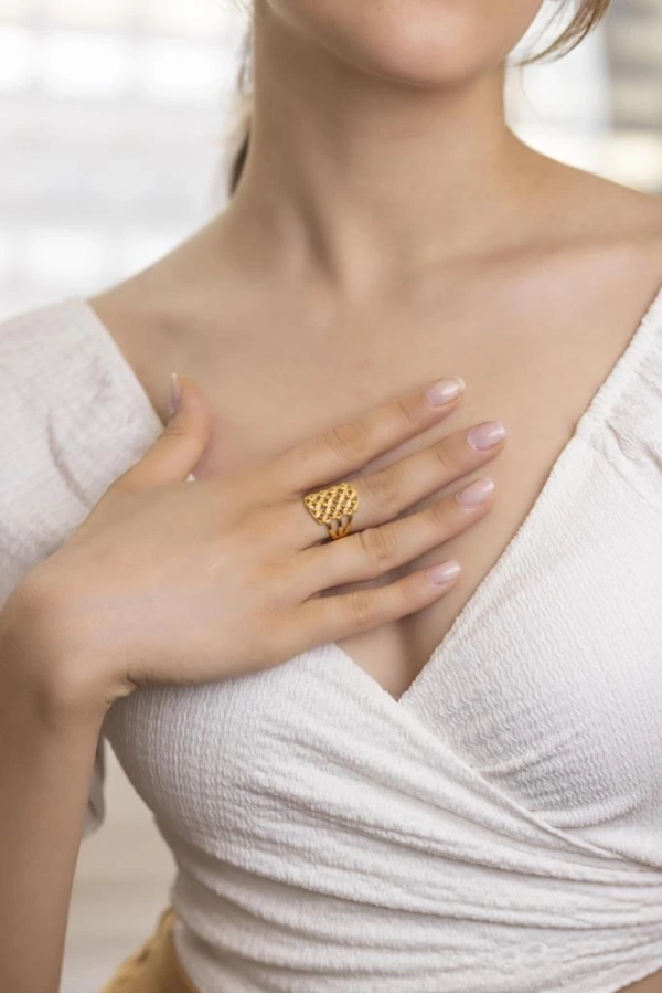 Yiğitbaşı Gold 22 Ayar Fancy Yüzük 3110