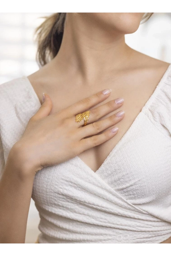 Yiğitbaşı Gold 22 Ayar Fancy Yüzük 3134