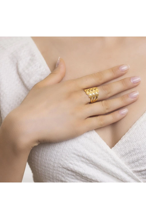 Yiğitbaşı Gold 22 Ayar Fancy Yüzük 3143