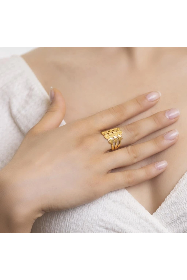 Yiğitbaşı Gold 22 Ayar Fancy Yüzük 3143