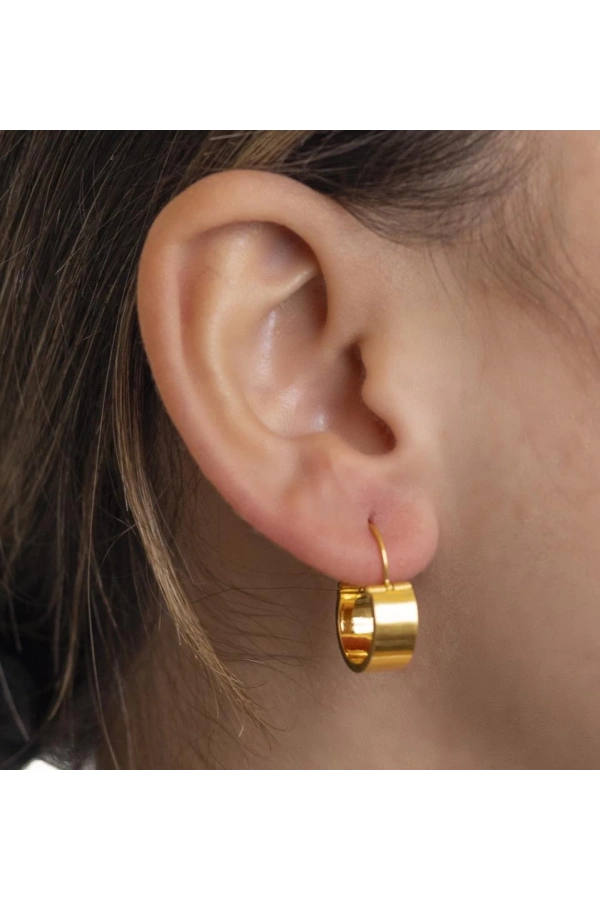 Yiğitbaşı Gold 22 Ayar Halka Küpe