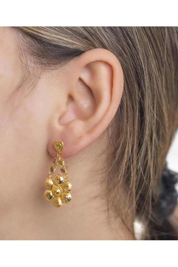 Yiğitbaşı Gold 22 Ayar Küpe