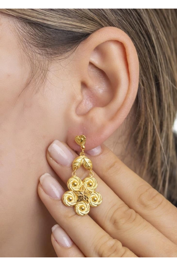 Yiğitbaşı Gold 22 Ayar Küpe