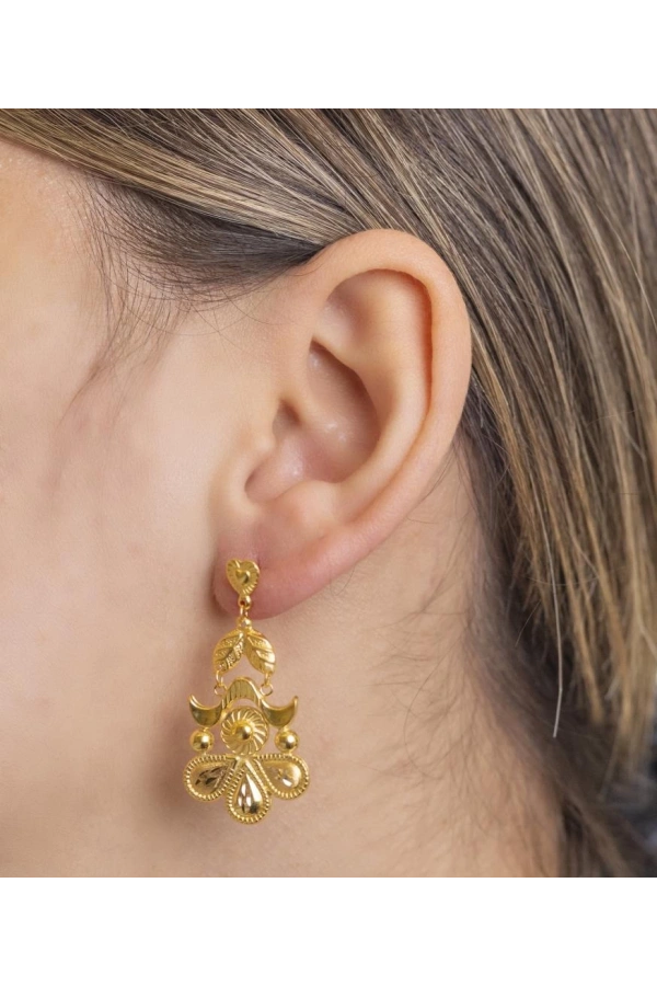 Yiğitbaşı Gold 22 Ayar Küpe