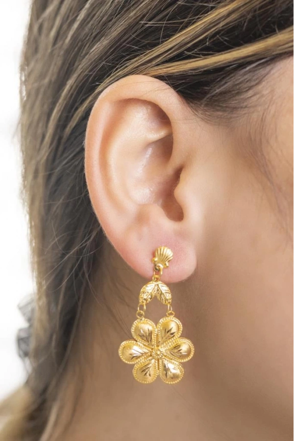 Yiğitbaşı Gold 22 Ayar Küpe 3273