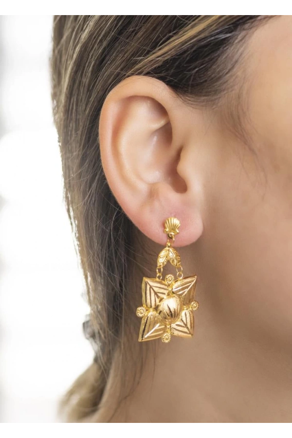 Yiğitbaşı Gold 22 Ayar Küpe 3284